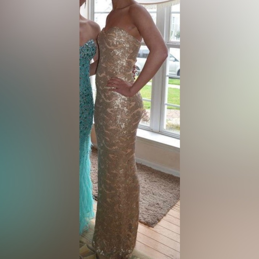 Gold Prom Dress